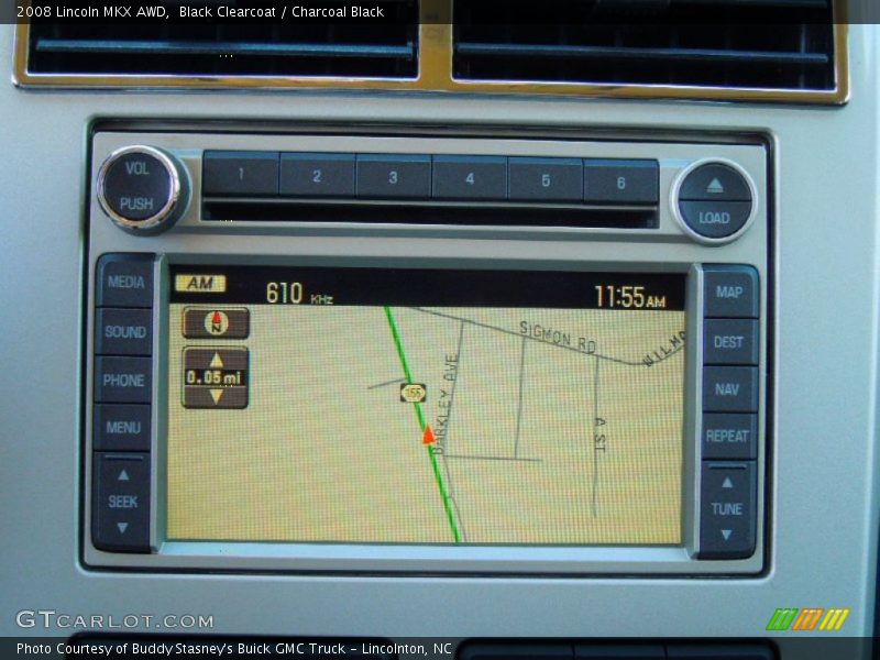 Black Clearcoat / Charcoal Black 2008 Lincoln MKX AWD