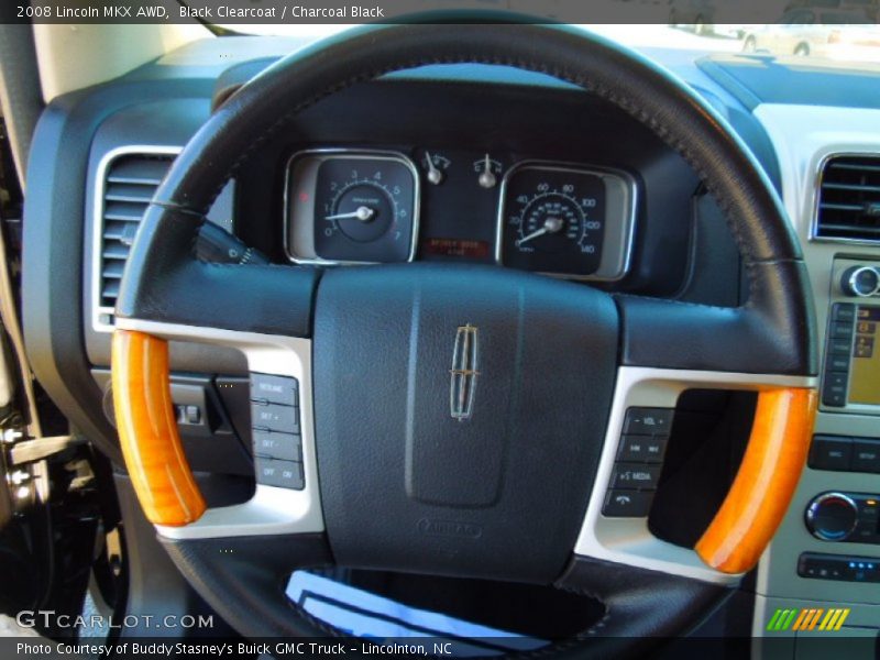 Black Clearcoat / Charcoal Black 2008 Lincoln MKX AWD