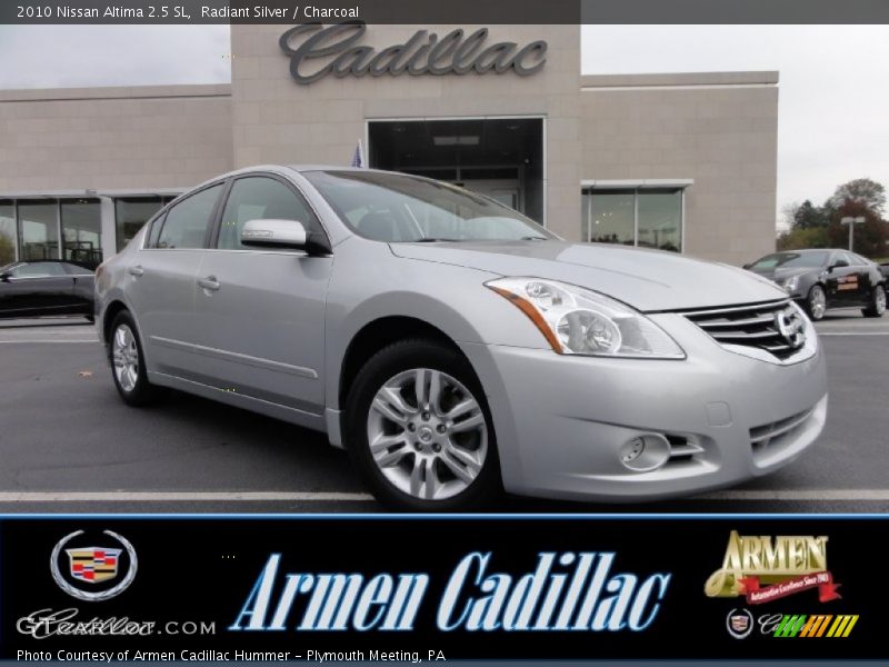 Radiant Silver / Charcoal 2010 Nissan Altima 2.5 SL