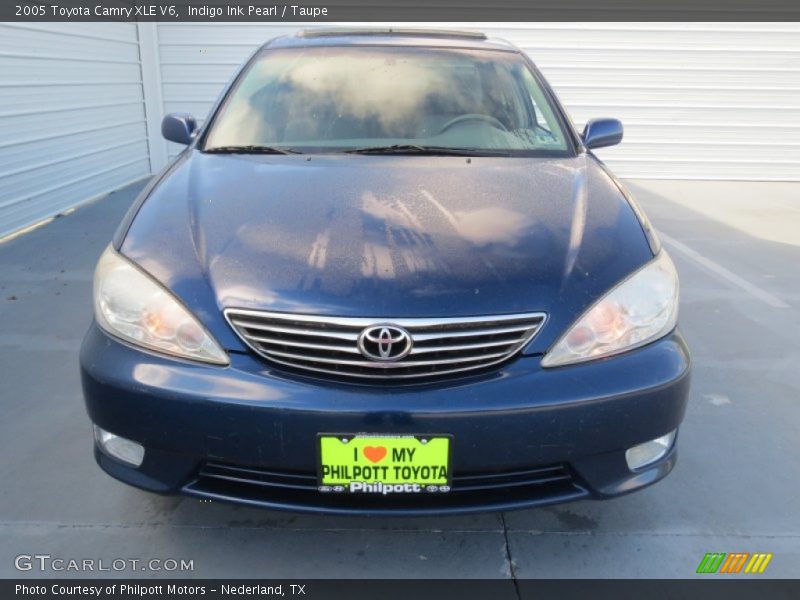 Indigo Ink Pearl / Taupe 2005 Toyota Camry XLE V6
