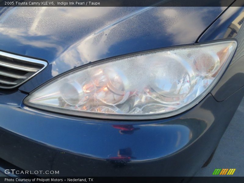 Indigo Ink Pearl / Taupe 2005 Toyota Camry XLE V6