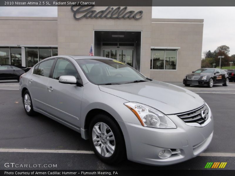 Radiant Silver / Charcoal 2010 Nissan Altima 2.5 SL