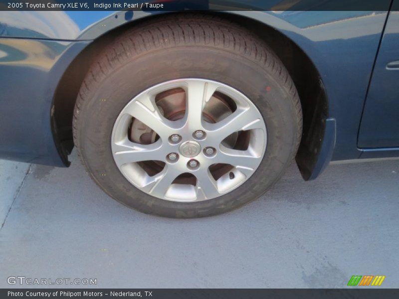 Indigo Ink Pearl / Taupe 2005 Toyota Camry XLE V6