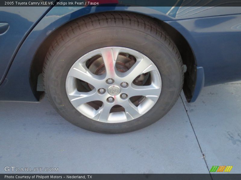 Indigo Ink Pearl / Taupe 2005 Toyota Camry XLE V6