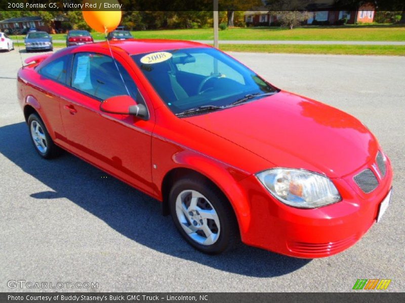 Victory Red / Ebony 2008 Pontiac G5