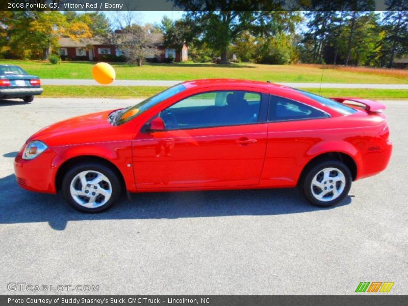 Victory Red / Ebony 2008 Pontiac G5
