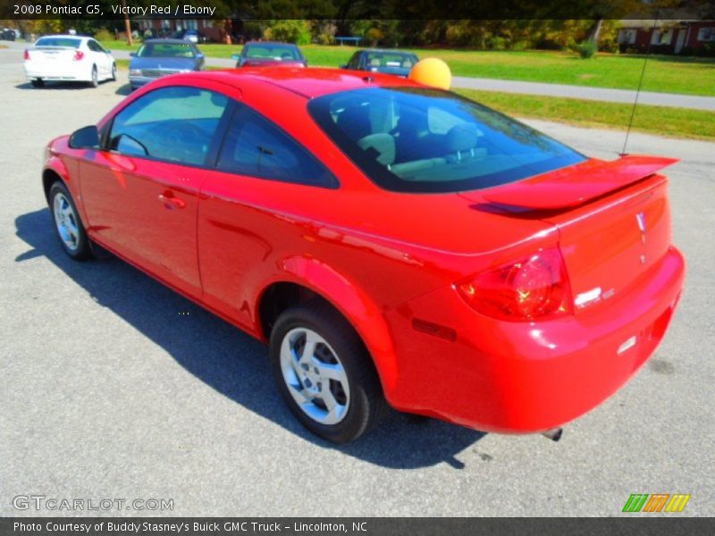 Victory Red / Ebony 2008 Pontiac G5