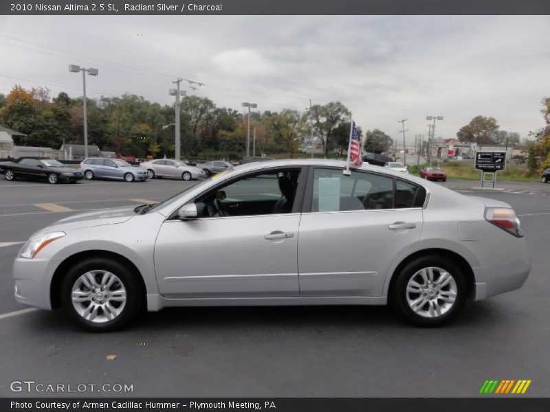 Radiant Silver / Charcoal 2010 Nissan Altima 2.5 SL