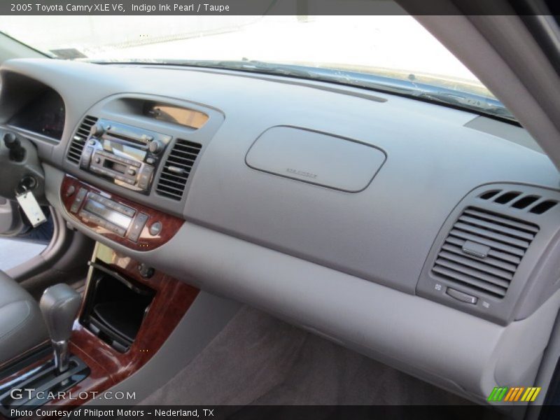 Indigo Ink Pearl / Taupe 2005 Toyota Camry XLE V6
