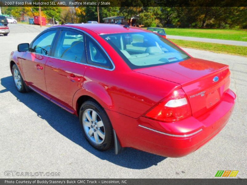 Redfire Metallic / Shale 2007 Ford Five Hundred SEL AWD