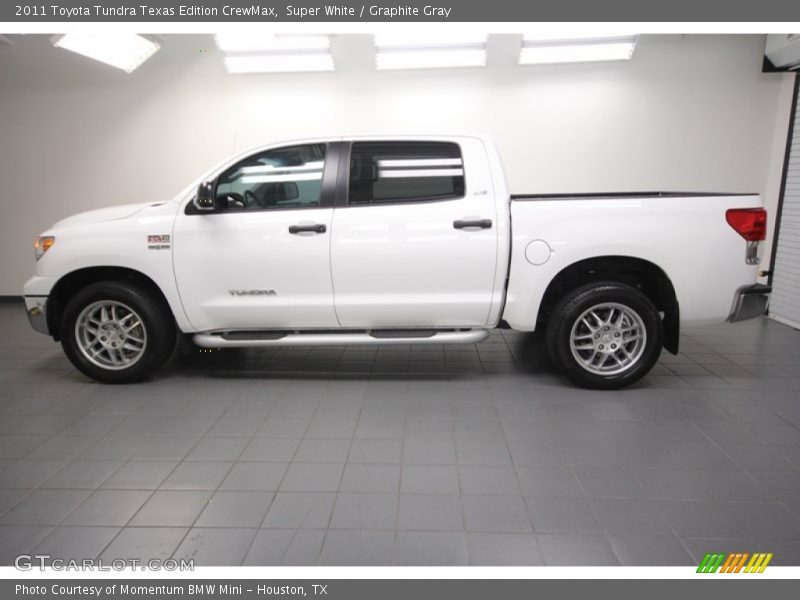 Super White / Graphite Gray 2011 Toyota Tundra Texas Edition CrewMax