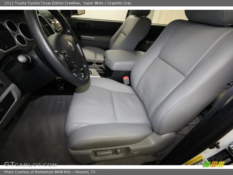 Super White / Graphite Gray 2011 Toyota Tundra Texas Edition CrewMax