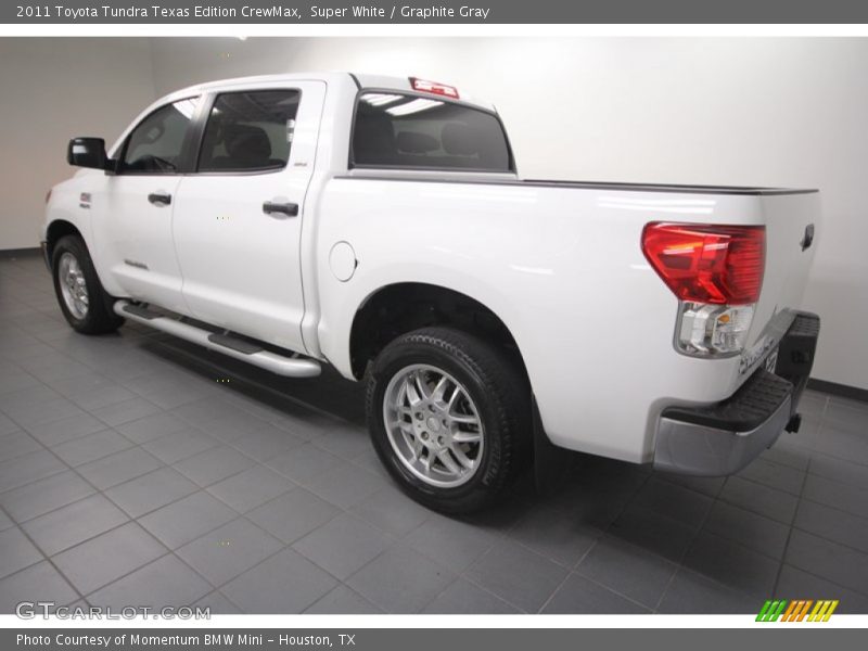 Super White / Graphite Gray 2011 Toyota Tundra Texas Edition CrewMax