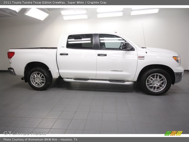 Super White / Graphite Gray 2011 Toyota Tundra Texas Edition CrewMax