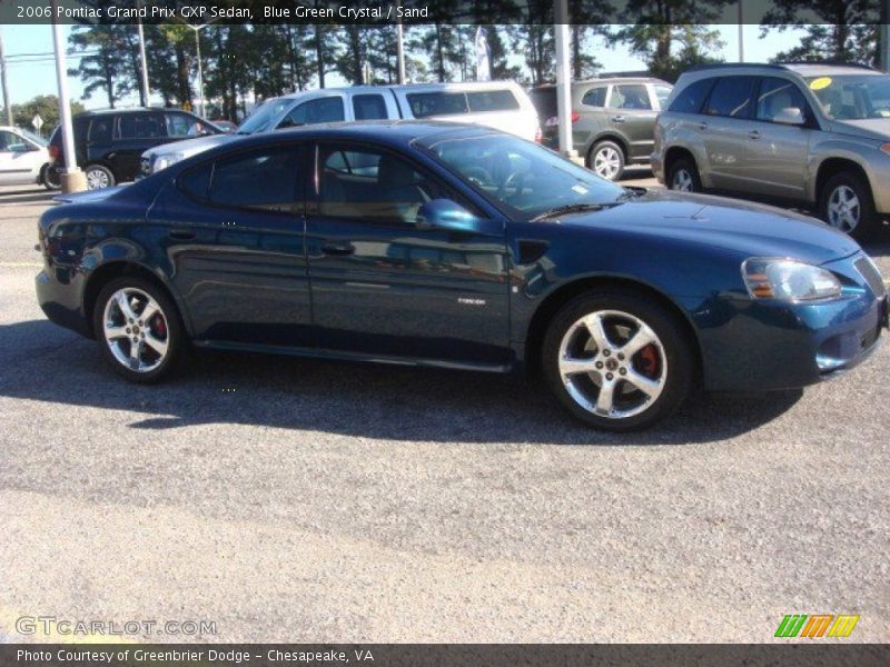 Blue Green Crystal / Sand 2006 Pontiac Grand Prix GXP Sedan