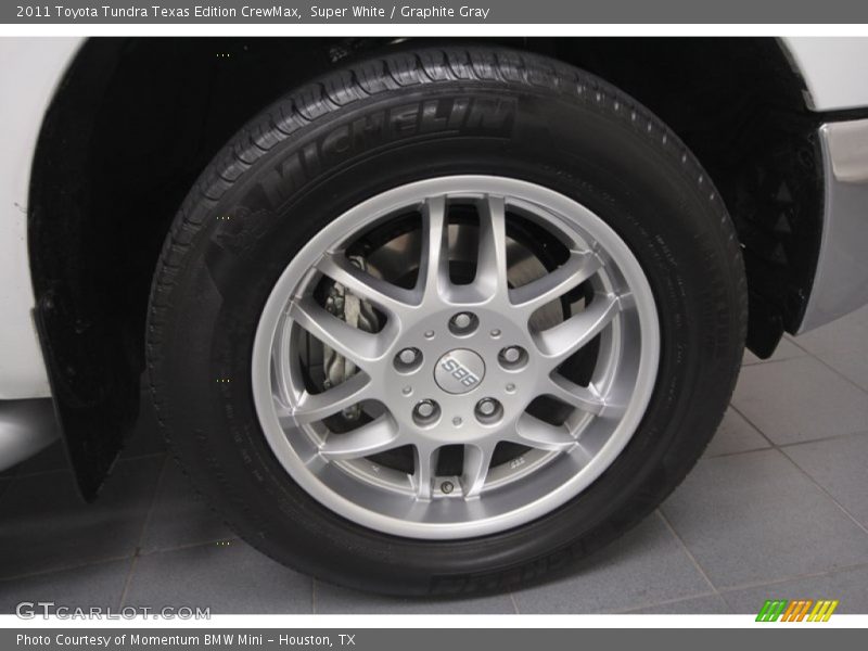 Super White / Graphite Gray 2011 Toyota Tundra Texas Edition CrewMax