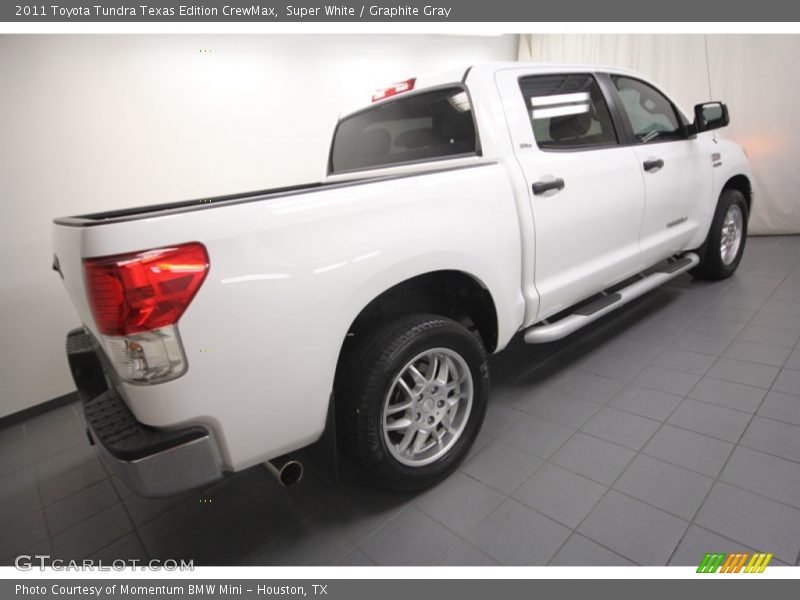 Super White / Graphite Gray 2011 Toyota Tundra Texas Edition CrewMax