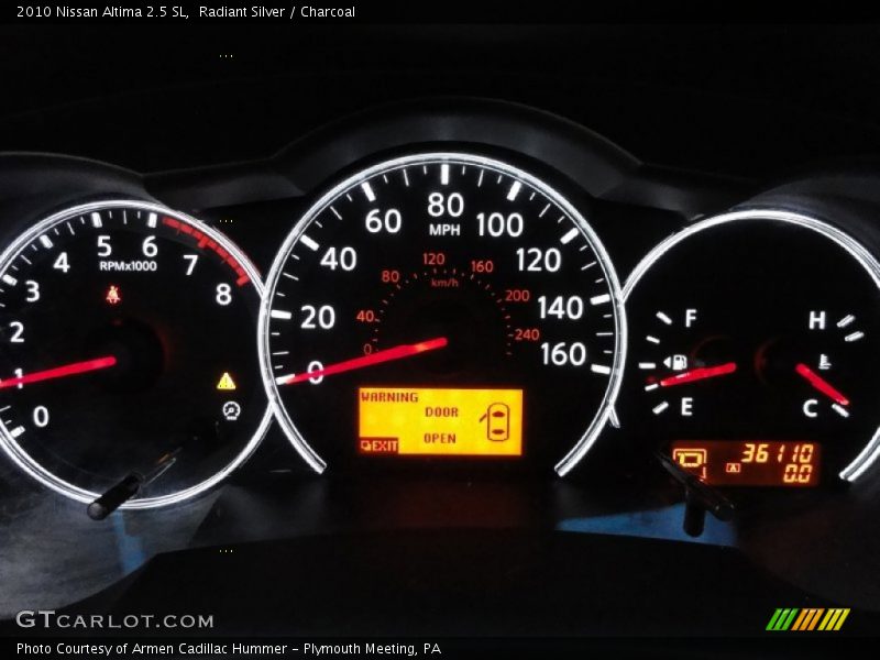  2010 Altima 2.5 SL 2.5 SL Gauges