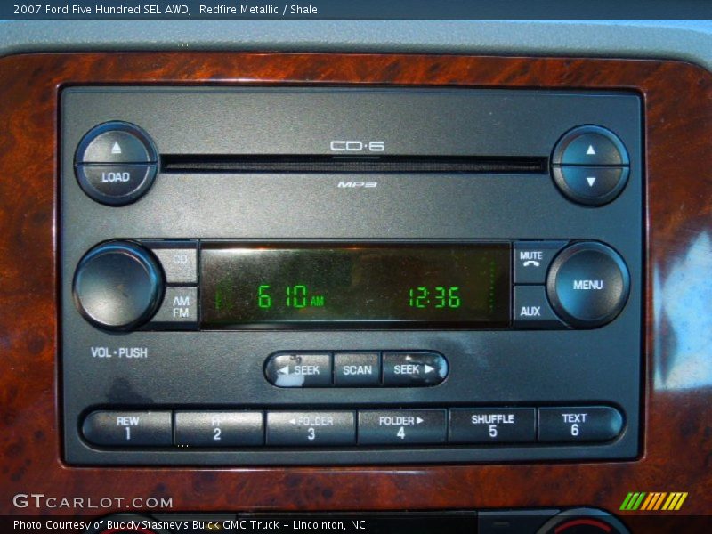 Audio System of 2007 Five Hundred SEL AWD