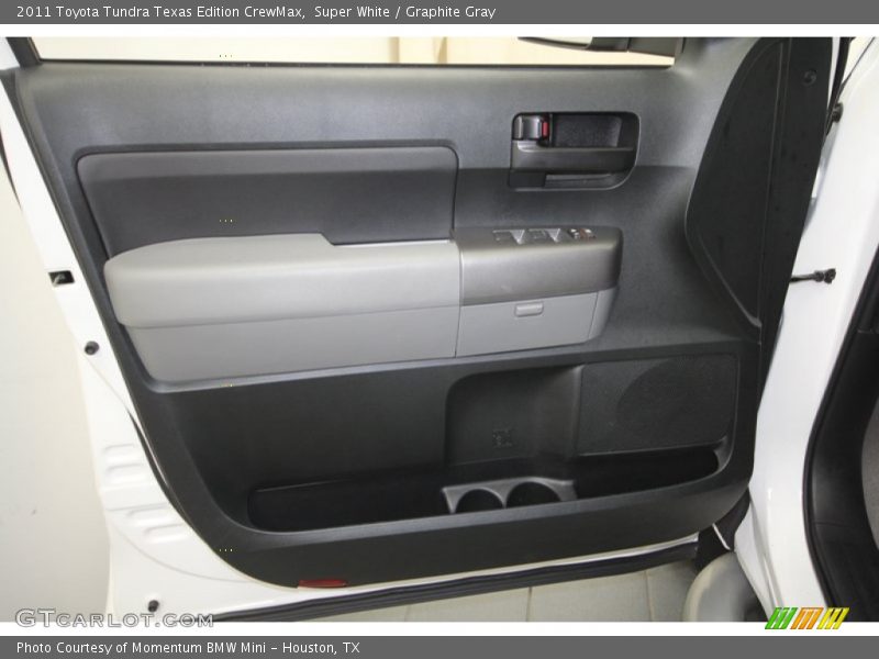 Super White / Graphite Gray 2011 Toyota Tundra Texas Edition CrewMax
