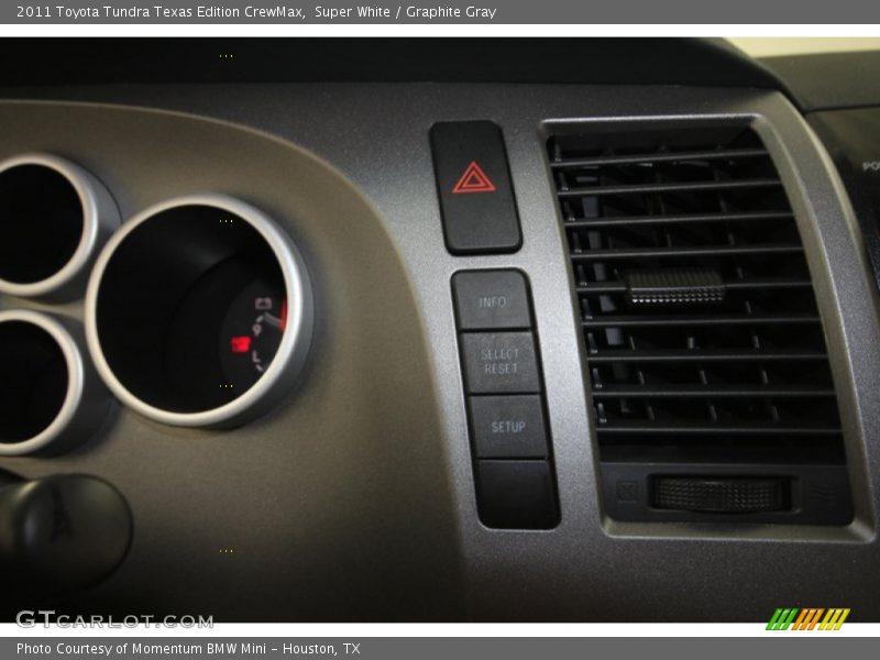 Super White / Graphite Gray 2011 Toyota Tundra Texas Edition CrewMax