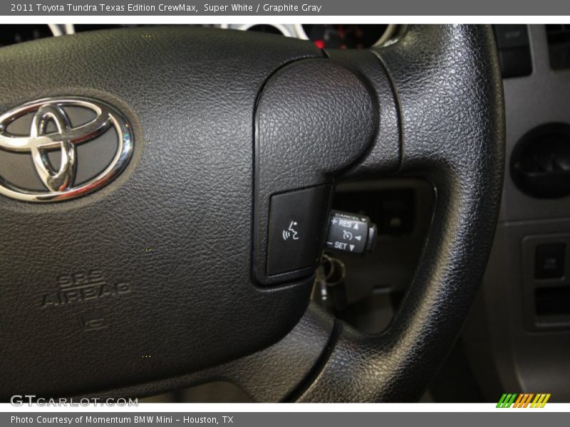 Super White / Graphite Gray 2011 Toyota Tundra Texas Edition CrewMax