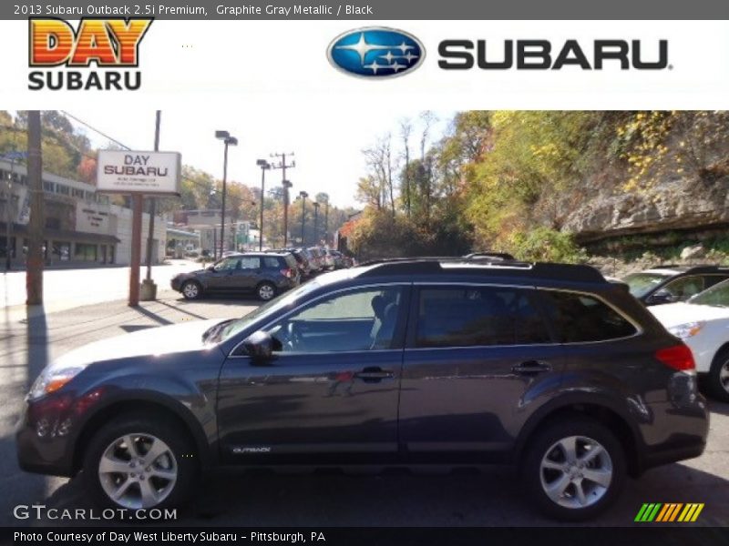 Graphite Gray Metallic / Black 2013 Subaru Outback 2.5i Premium