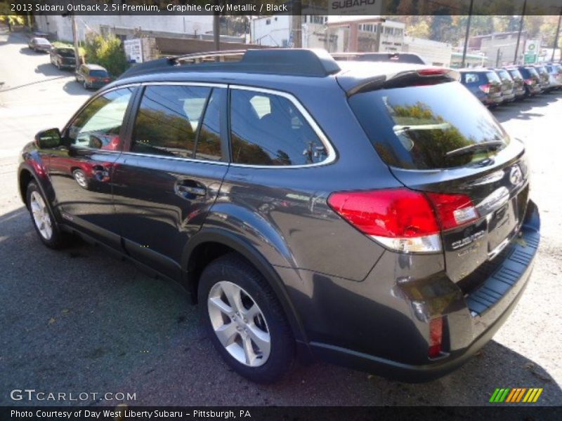 Graphite Gray Metallic / Black 2013 Subaru Outback 2.5i Premium
