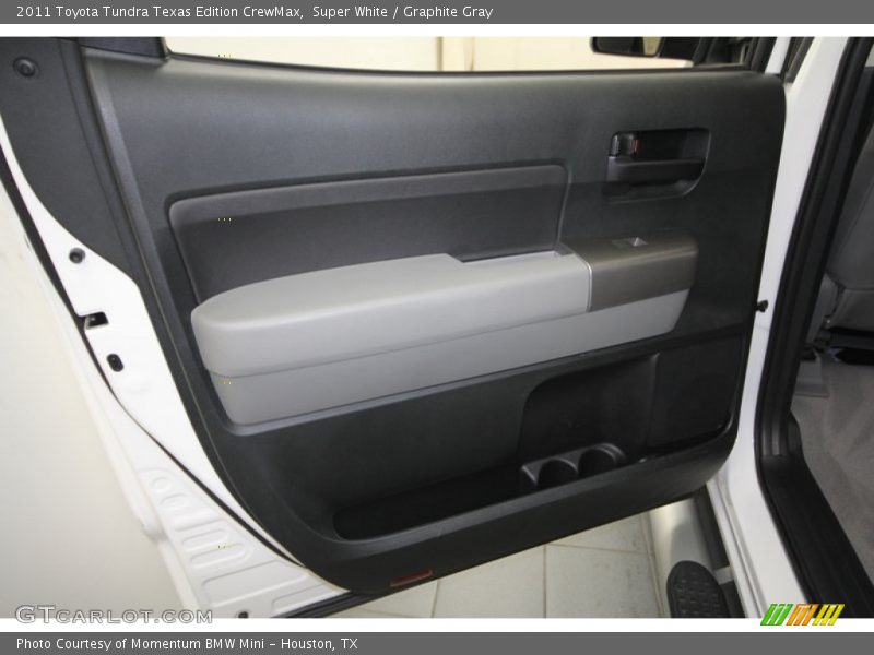 Super White / Graphite Gray 2011 Toyota Tundra Texas Edition CrewMax