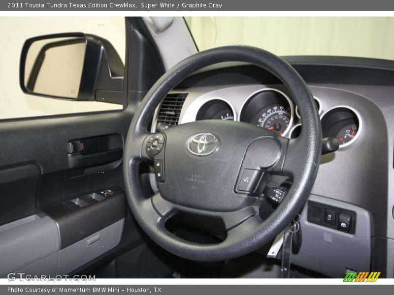Super White / Graphite Gray 2011 Toyota Tundra Texas Edition CrewMax