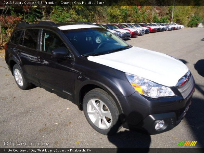Graphite Gray Metallic / Black 2013 Subaru Outback 2.5i Premium