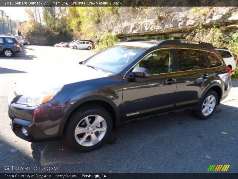 Graphite Gray Metallic / Black 2013 Subaru Outback 2.5i Premium