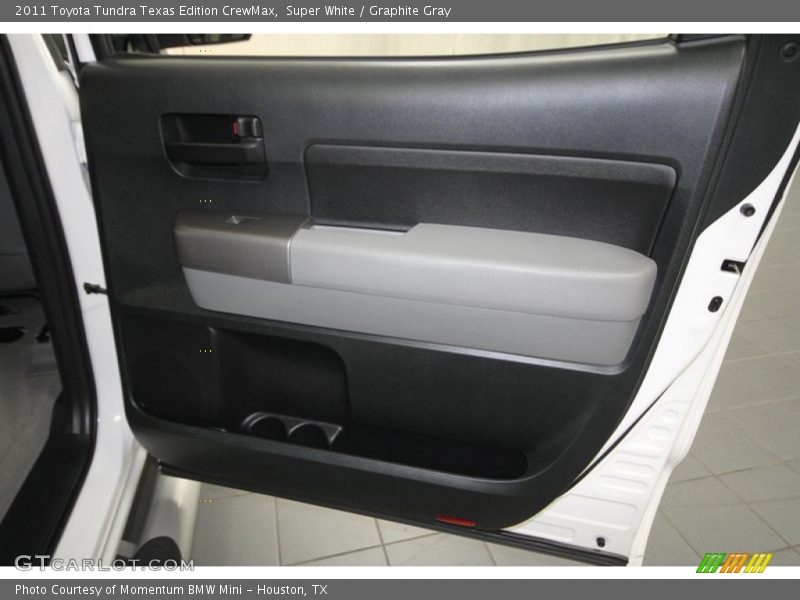 Super White / Graphite Gray 2011 Toyota Tundra Texas Edition CrewMax