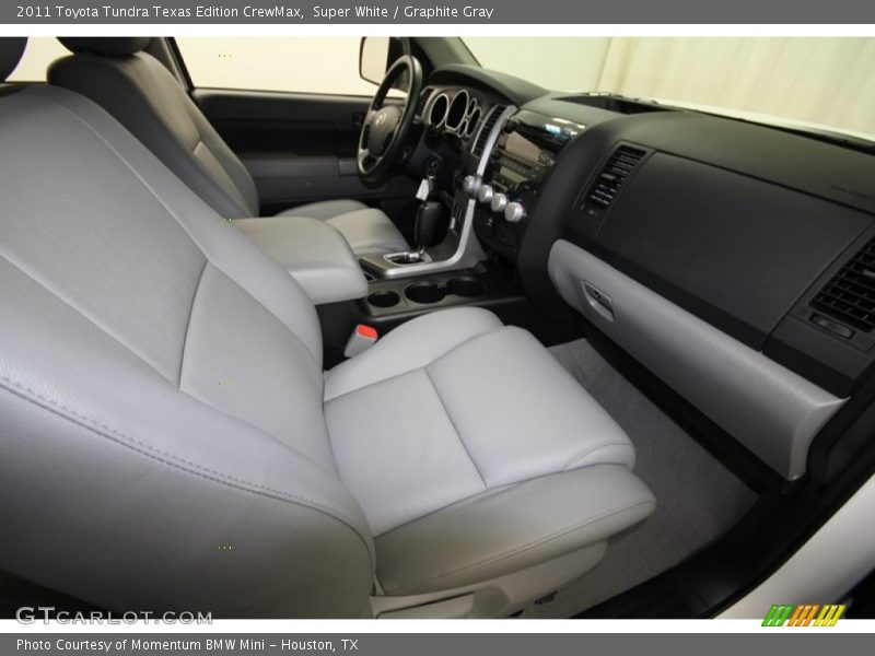 Super White / Graphite Gray 2011 Toyota Tundra Texas Edition CrewMax