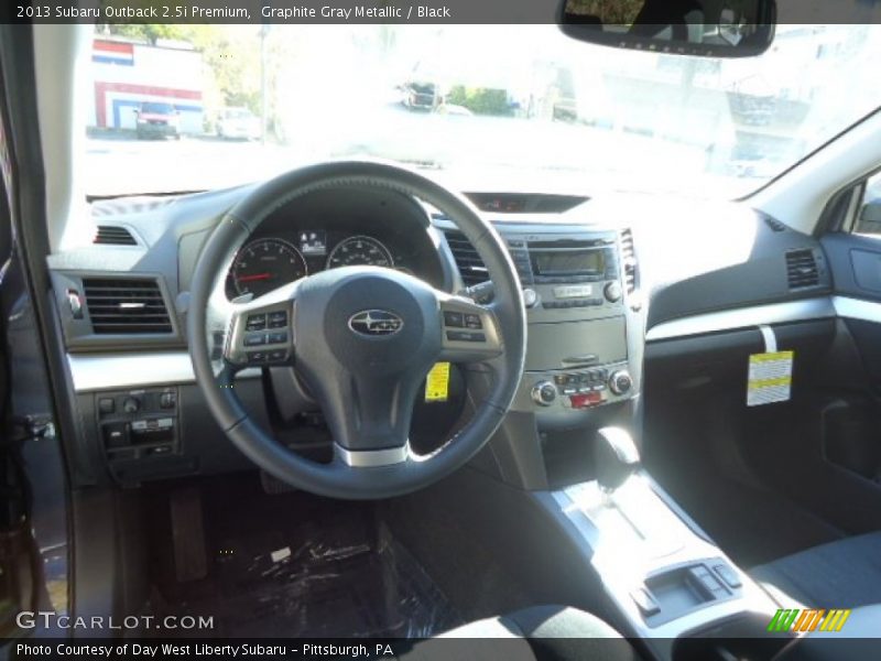 Graphite Gray Metallic / Black 2013 Subaru Outback 2.5i Premium