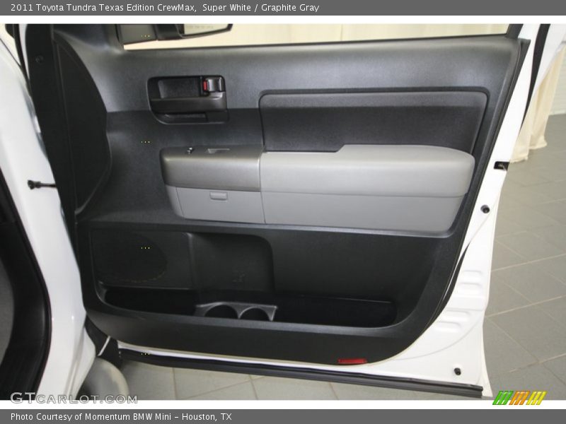 Super White / Graphite Gray 2011 Toyota Tundra Texas Edition CrewMax