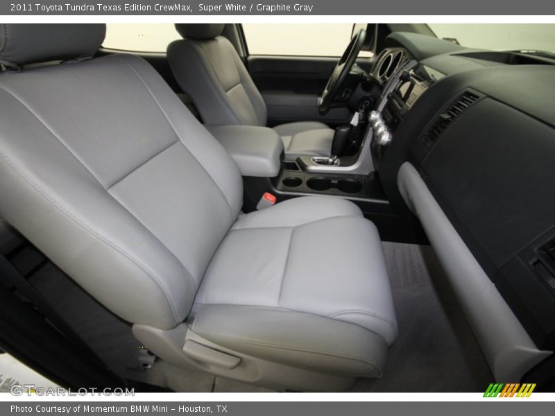 Super White / Graphite Gray 2011 Toyota Tundra Texas Edition CrewMax