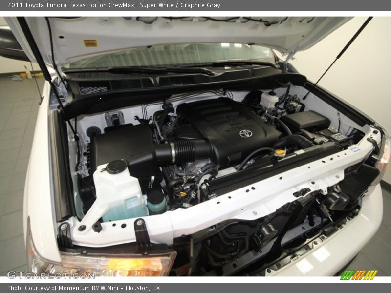Super White / Graphite Gray 2011 Toyota Tundra Texas Edition CrewMax