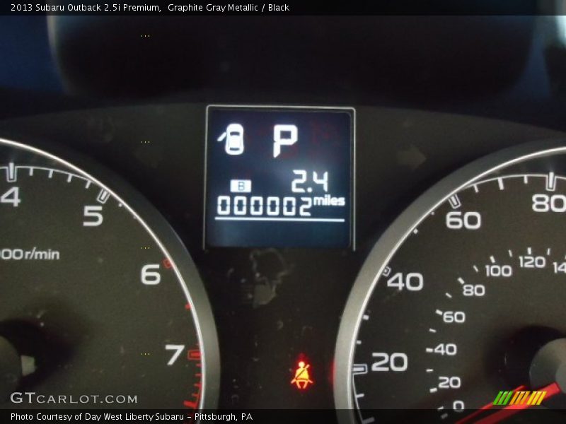 Graphite Gray Metallic / Black 2013 Subaru Outback 2.5i Premium