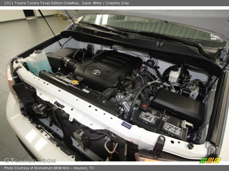 Super White / Graphite Gray 2011 Toyota Tundra Texas Edition CrewMax