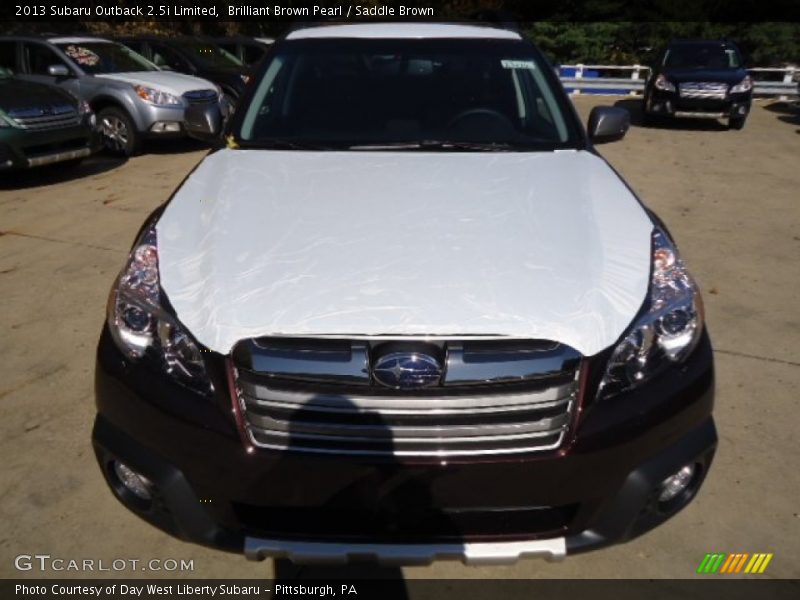 Brilliant Brown Pearl / Saddle Brown 2013 Subaru Outback 2.5i Limited