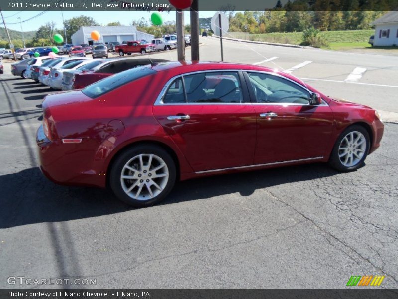 Red Jewel Tintcoat / Ebony 2011 Chevrolet Malibu LTZ