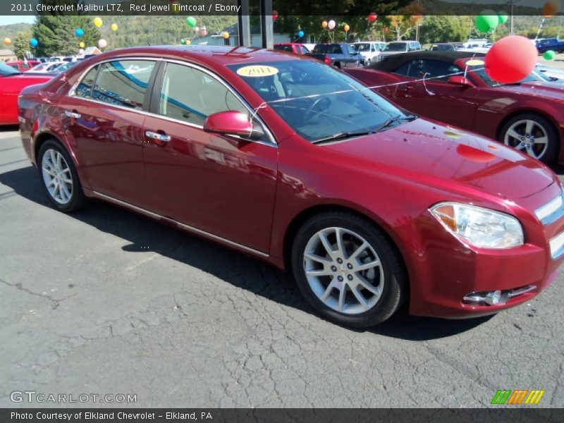 Red Jewel Tintcoat / Ebony 2011 Chevrolet Malibu LTZ