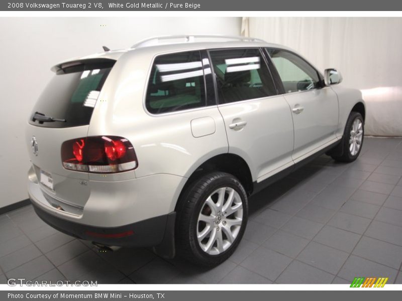 White Gold Metallic / Pure Beige 2008 Volkswagen Touareg 2 V8