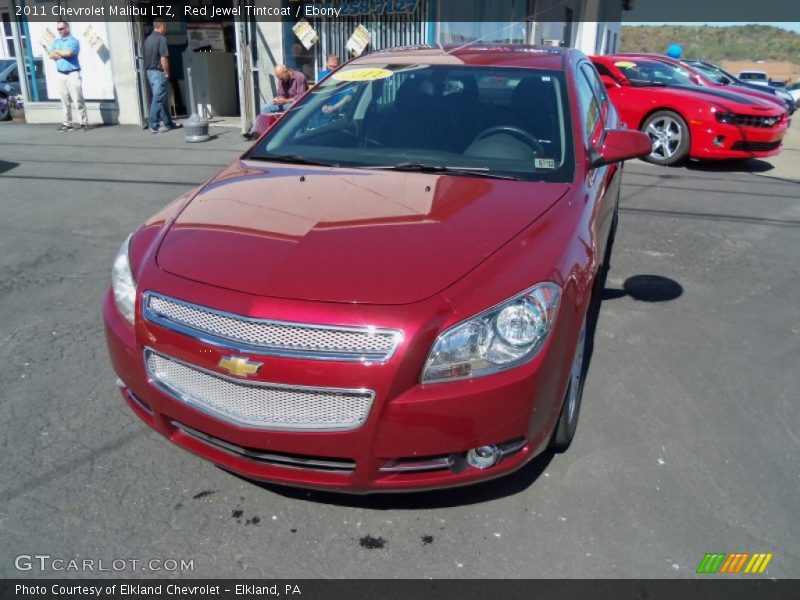 Red Jewel Tintcoat / Ebony 2011 Chevrolet Malibu LTZ
