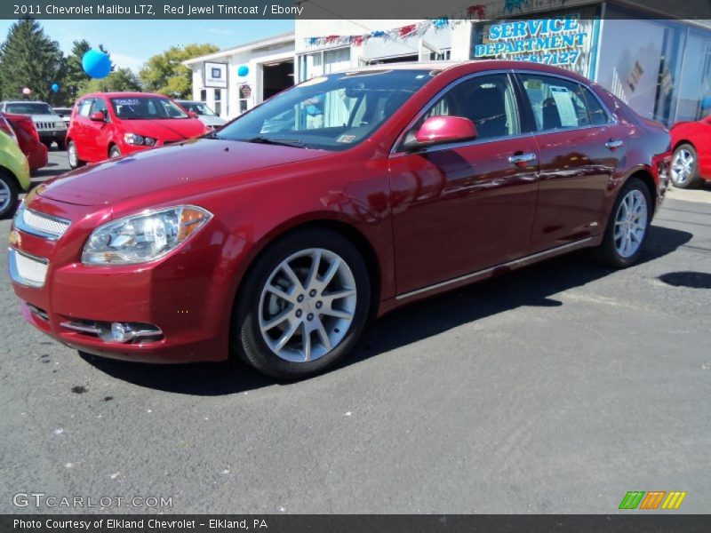 Red Jewel Tintcoat / Ebony 2011 Chevrolet Malibu LTZ