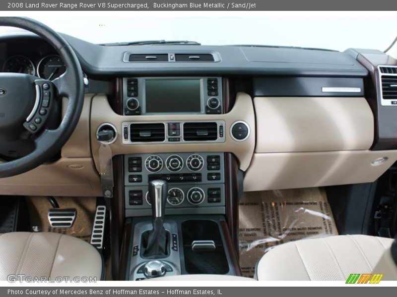 Buckingham Blue Metallic / Sand/Jet 2008 Land Rover Range Rover V8 Supercharged