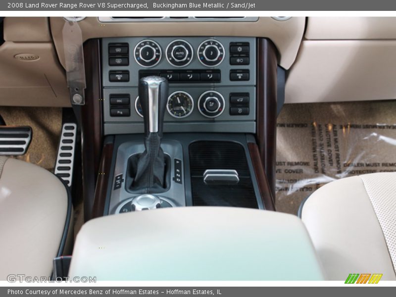 Buckingham Blue Metallic / Sand/Jet 2008 Land Rover Range Rover V8 Supercharged