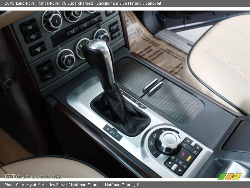 Buckingham Blue Metallic / Sand/Jet 2008 Land Rover Range Rover V8 Supercharged