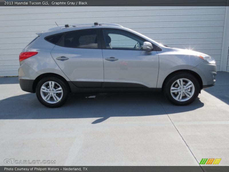 Graphite Gray / Black 2013 Hyundai Tucson GLS